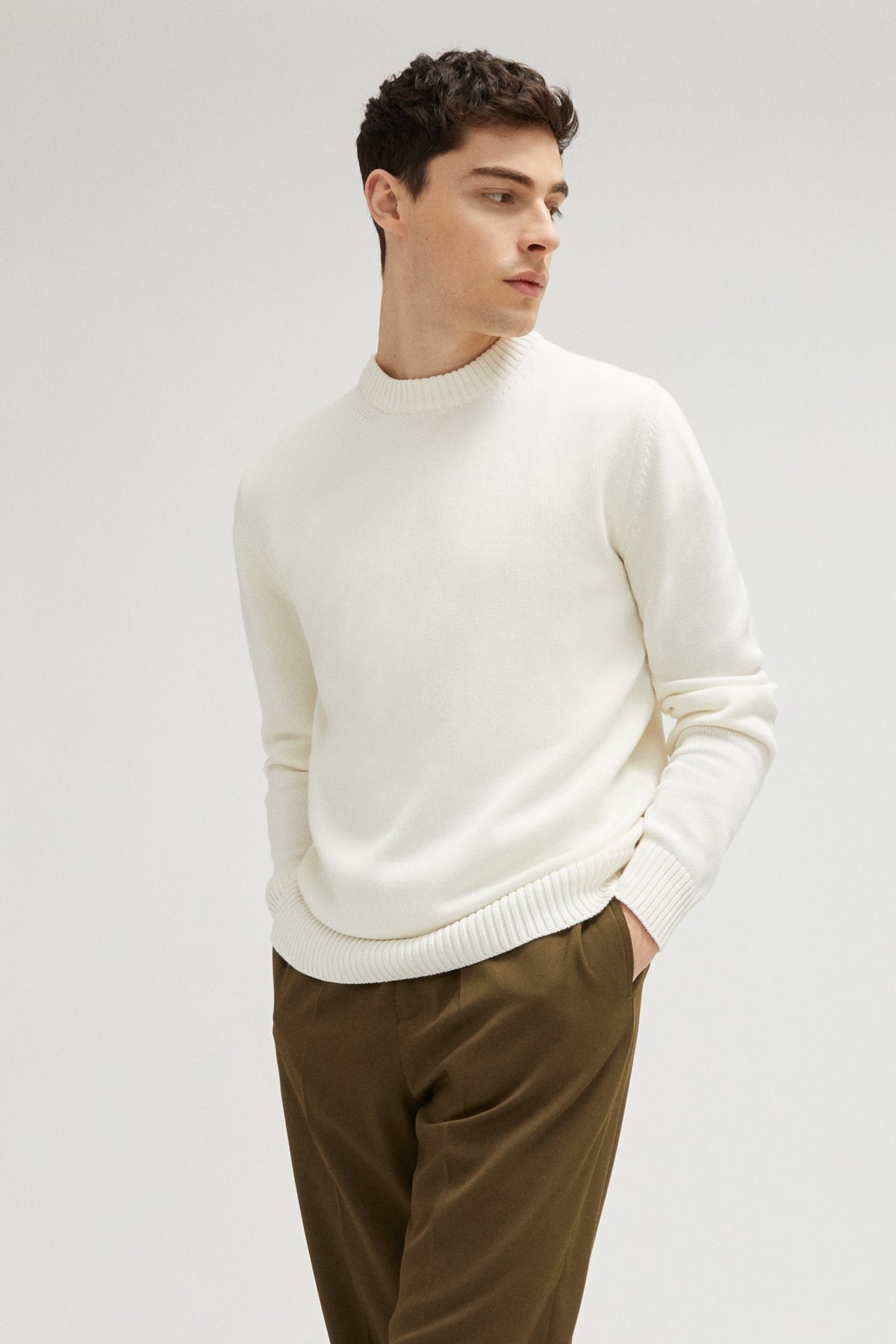 Milk White | The Organic Cotton Sweater