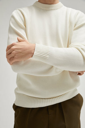 Milk White | The Organic Cotton Lightweight Sweater