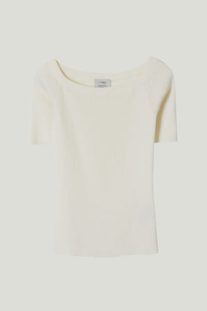 Milk White | The Organic Cotton off-the Shoulder Top