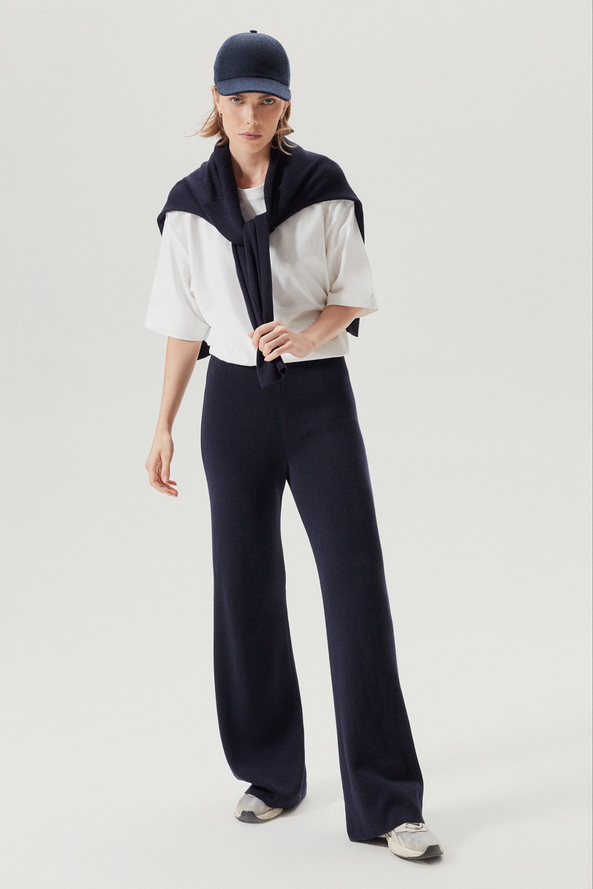 Classic Blue | The Cashmere Palazzo Pants